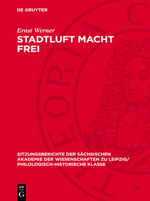 cover image of Stadtluft macht Frei